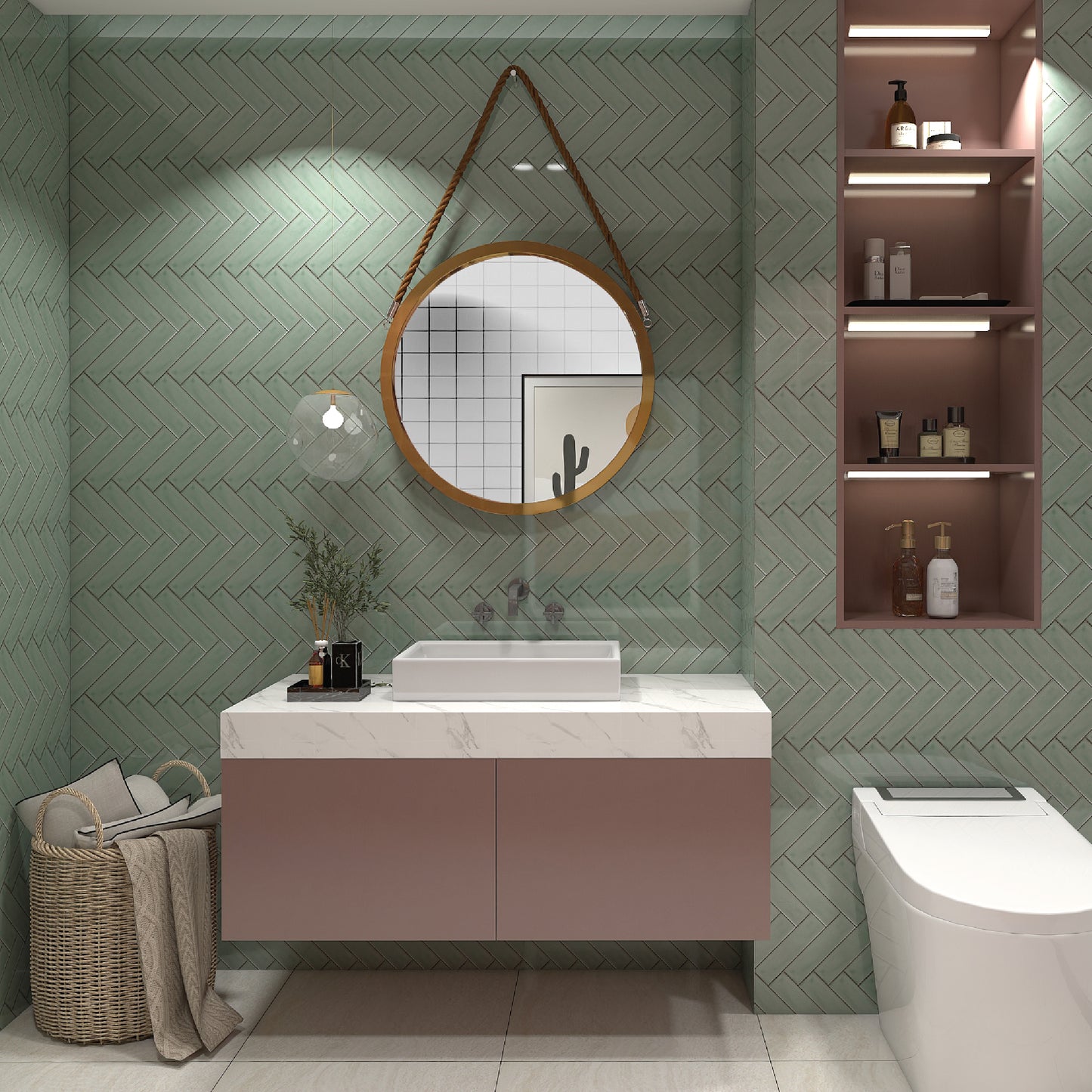 Portmore Sage Green W5211T – Tile Home